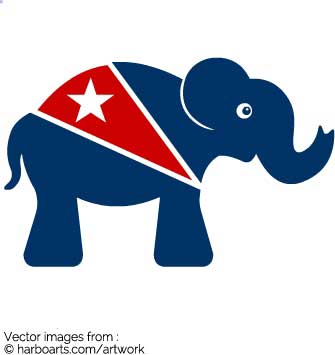 335x355 Download Republican Party Elephant