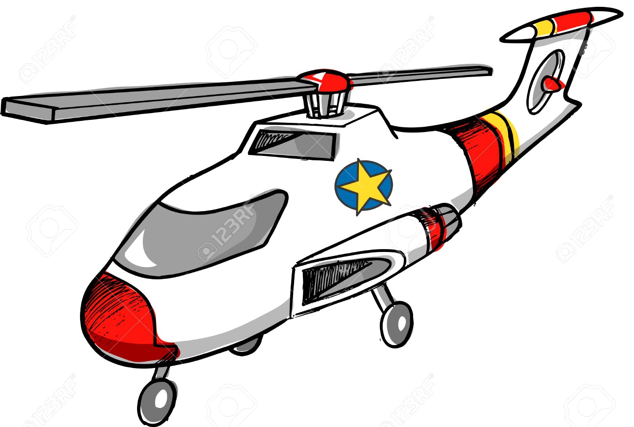 1300x876 Helicopter Clipart 2322894 Sketchy Rescue Vector Illustration