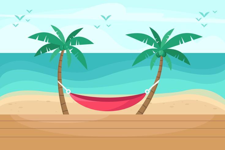 735x490 Beach Resort Vector