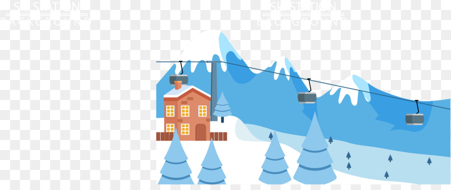 900x380 Cable Car Skiing Graphic Design Ski Resort