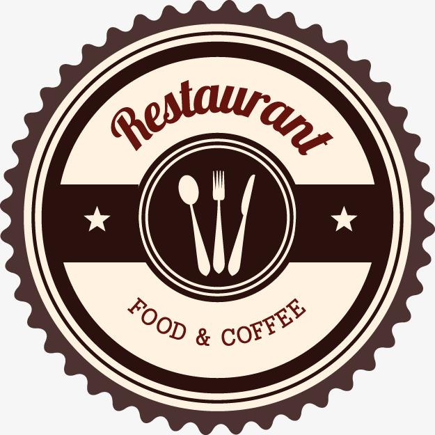 625x625 Vector Restaurant Logo, Restaurant, Mark, Round Png And Vector For