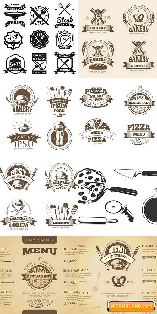 500x1000 Restaurant Vector Menu Template Free Download Free Graphic