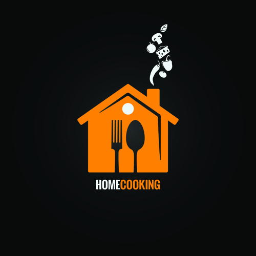 500x500 Offbeat Restaurant Menu Logo Design Vector 02 Free Download