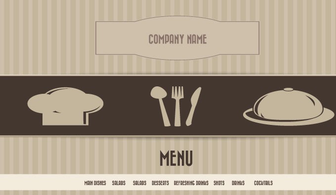 680x395 Restaurant Menu Vector Vectorish