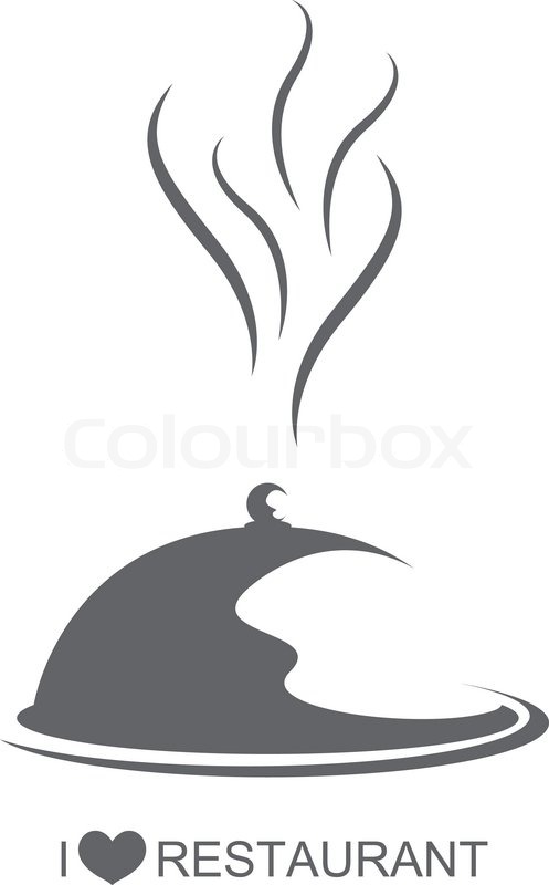 497x800 Restaurant, Food Platter With Cover On Isolated White Background