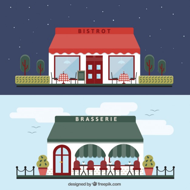 626x626 Restaurant Buildings Vector Free Download