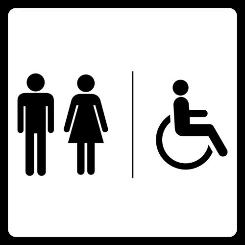 500x500 Symbol Clipart Restroom