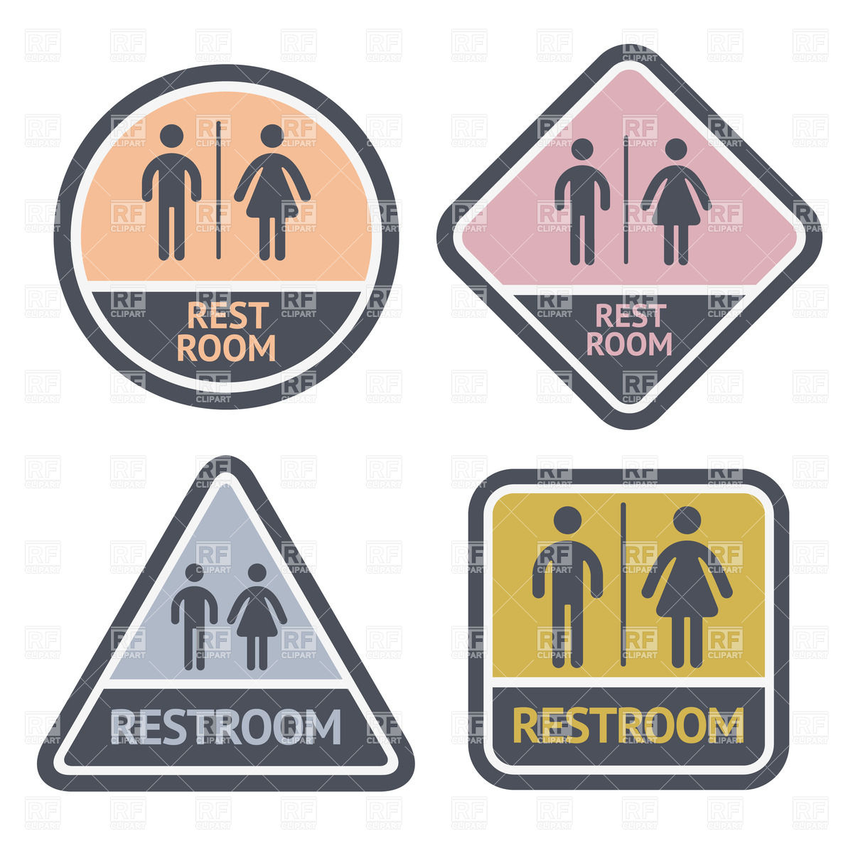 1200x1200 Toilet (Restroom) Symbol