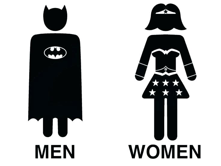 Restroom Sign Vector