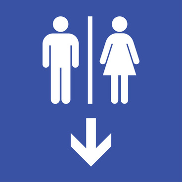 368x368 Toilet Signs Vector Free Vector Download (7,399 Free Vector) For