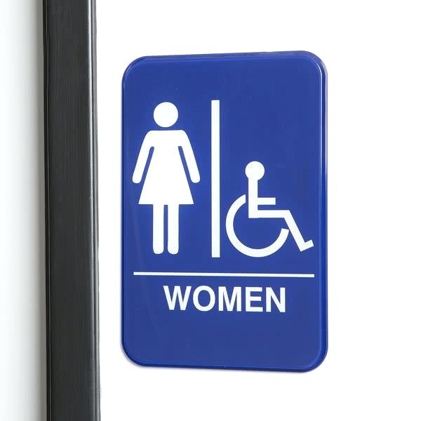 600x600 Womens Restroom Sign Man Woman Bathroom Sign Vector Outdoor