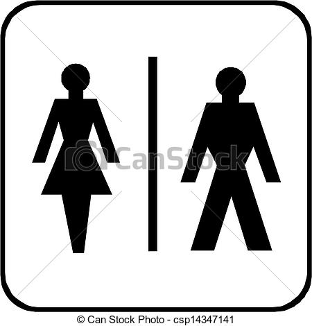 450x470 Restroom Symbol.