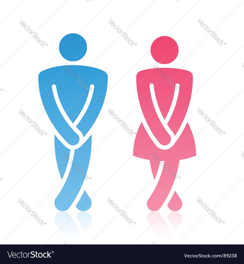 1000x1080 Vector Illustration Of Restroom Symbols. Download A Free Preview