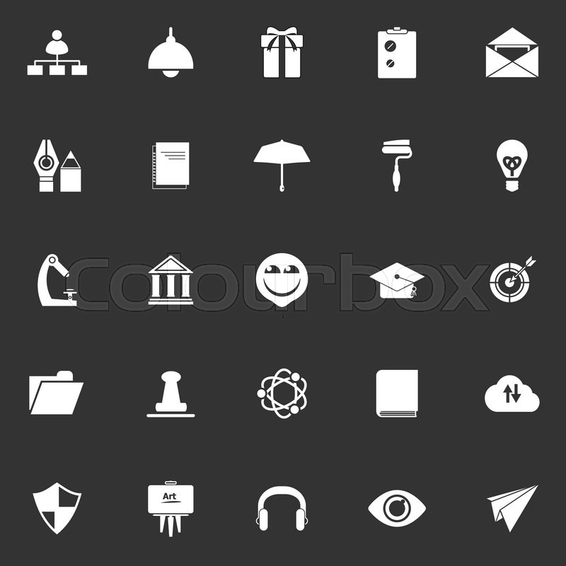 800x800 Job Resume Icons On White Gray Background, Stock Vector Stock