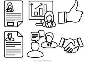 286x200 Resume Icons Free Vector Art