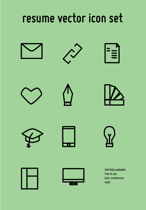 504x726 Resume Vector Icon Set Free Download On Behance