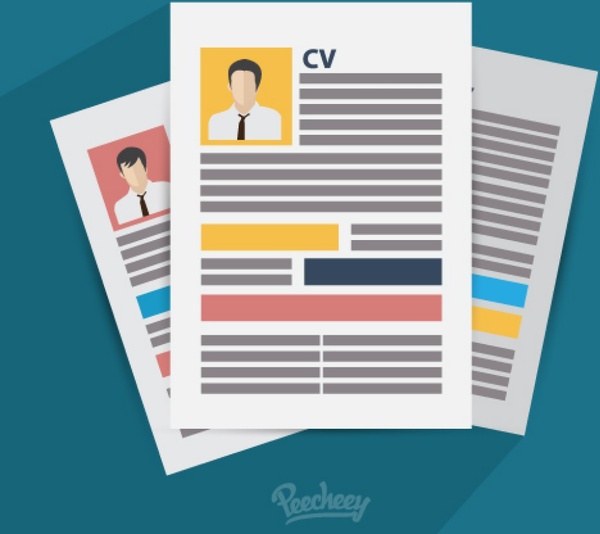 600x534 Resume Modern Template Free Vector In Adobe Illustrator Ai ( .ai