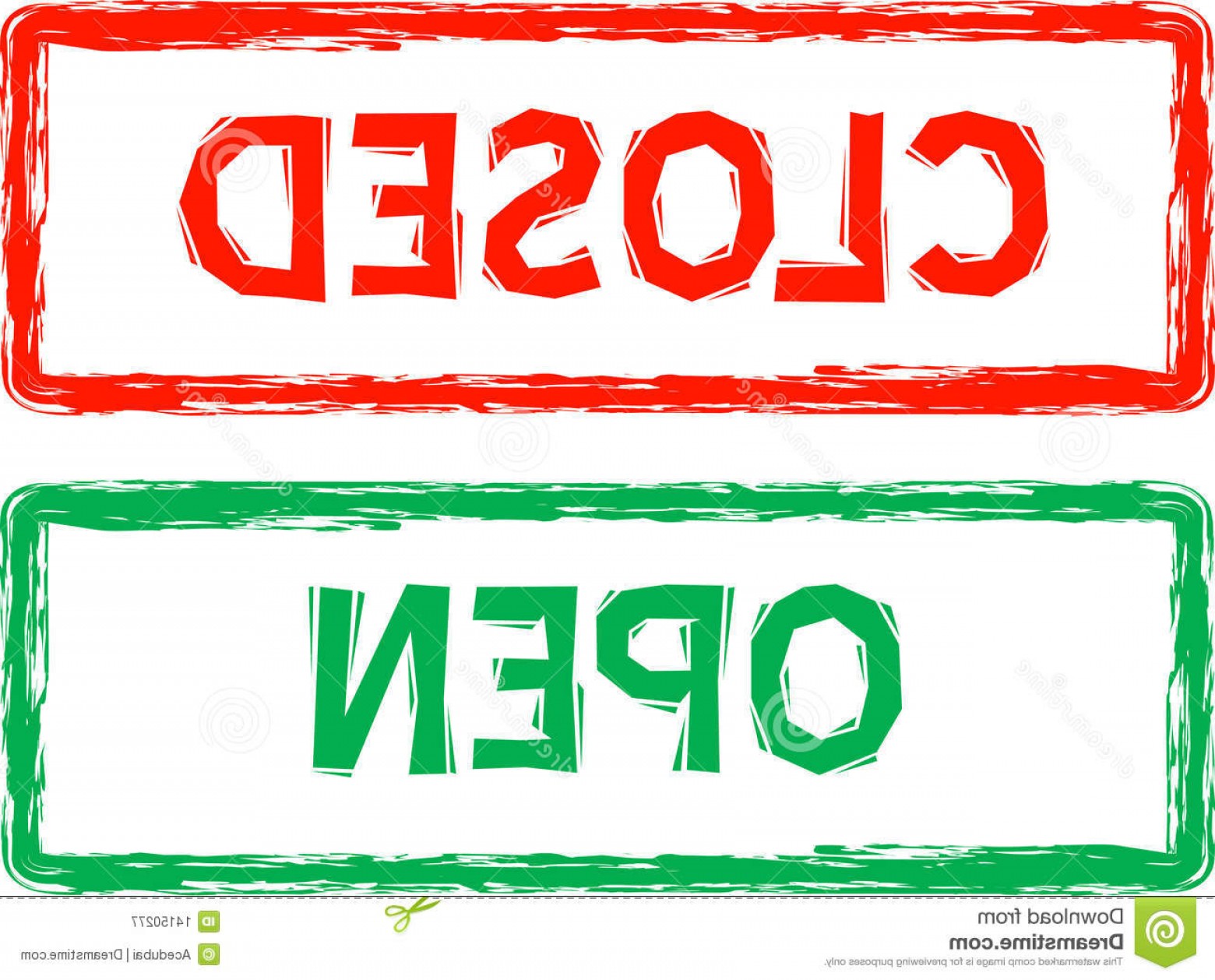 1560x1258 Royalty Free Stock Photography Open Closed Signs Retail Vector