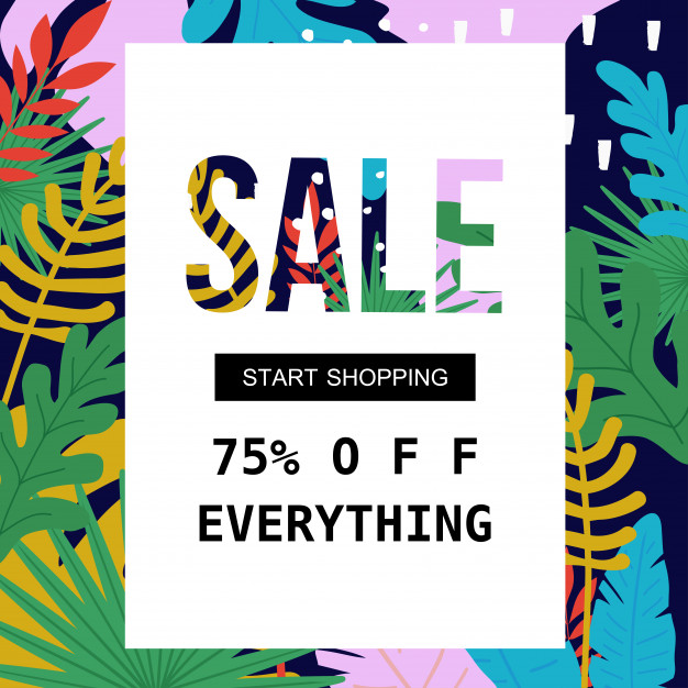 626x626 Sale Poster For Shopping, Discount, Retail Vector Premium Download