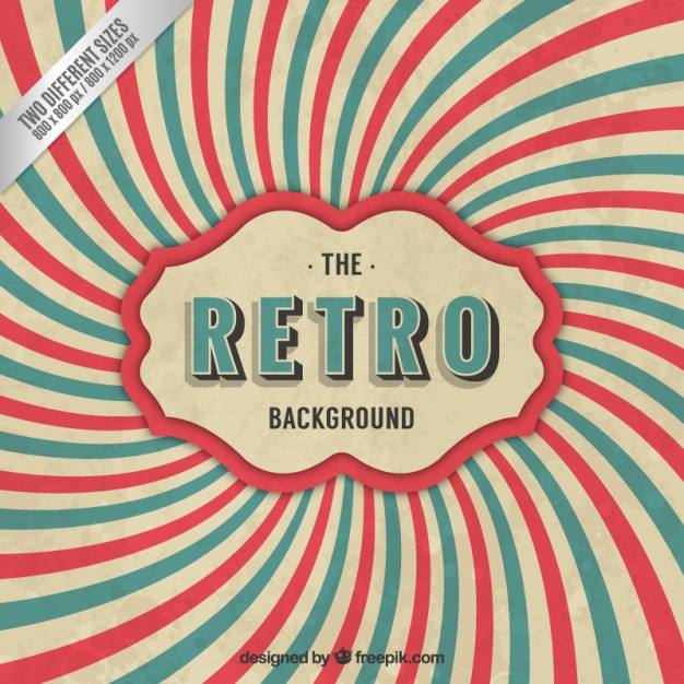 626x626 Striped Retro Background Vector Free Download