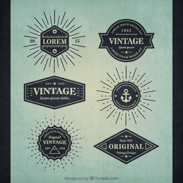 626x626 Odznaki Retro Premium Printy