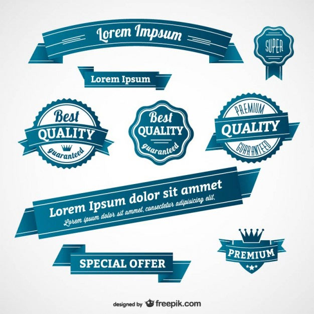 626x626 Free Vector Badges You Can Use As Logos