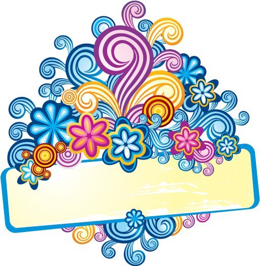 512x524 Friday Retro Banner Vector Graphic