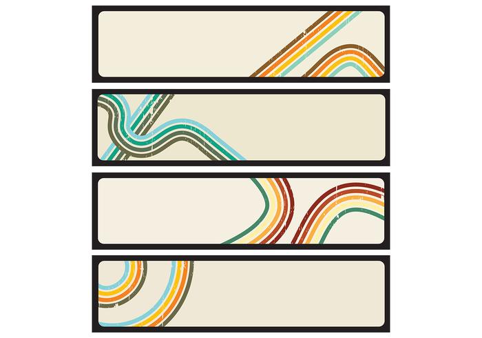 700x490 Retro Banner Vector Pack