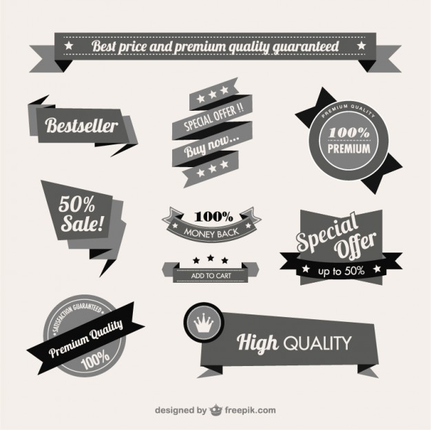 626x625 Vintage Quality Guaranteed Banner Vector Free Vector Download In