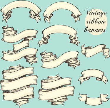 374x368 Vintage Scroll Banner Free Vector Download (16,343 Free Vector