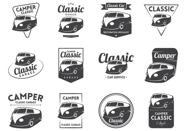 632x443 Vw Camper Vintage Logo Vector Free Vector Download 370103 Cannypic