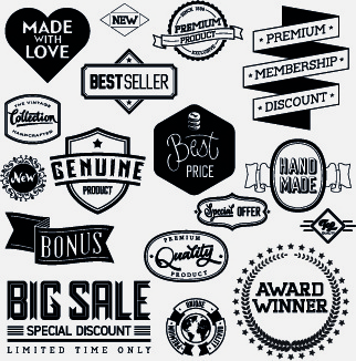 322x326 Retro Label Vector Free Vector Download (13,608 Free Vector) For