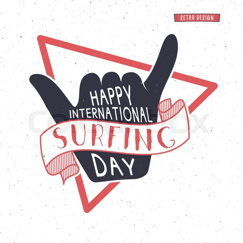 800x800 Summer Surfing Day Tattoo Design. Vector Surfing Vacation