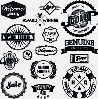 317x320 Retro Label Vector Free Vector Download (13,619 Free Vector) For