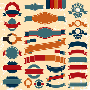 368x368 Vector Retro Ribbon Banner Free Vector Download (18,361 Free
