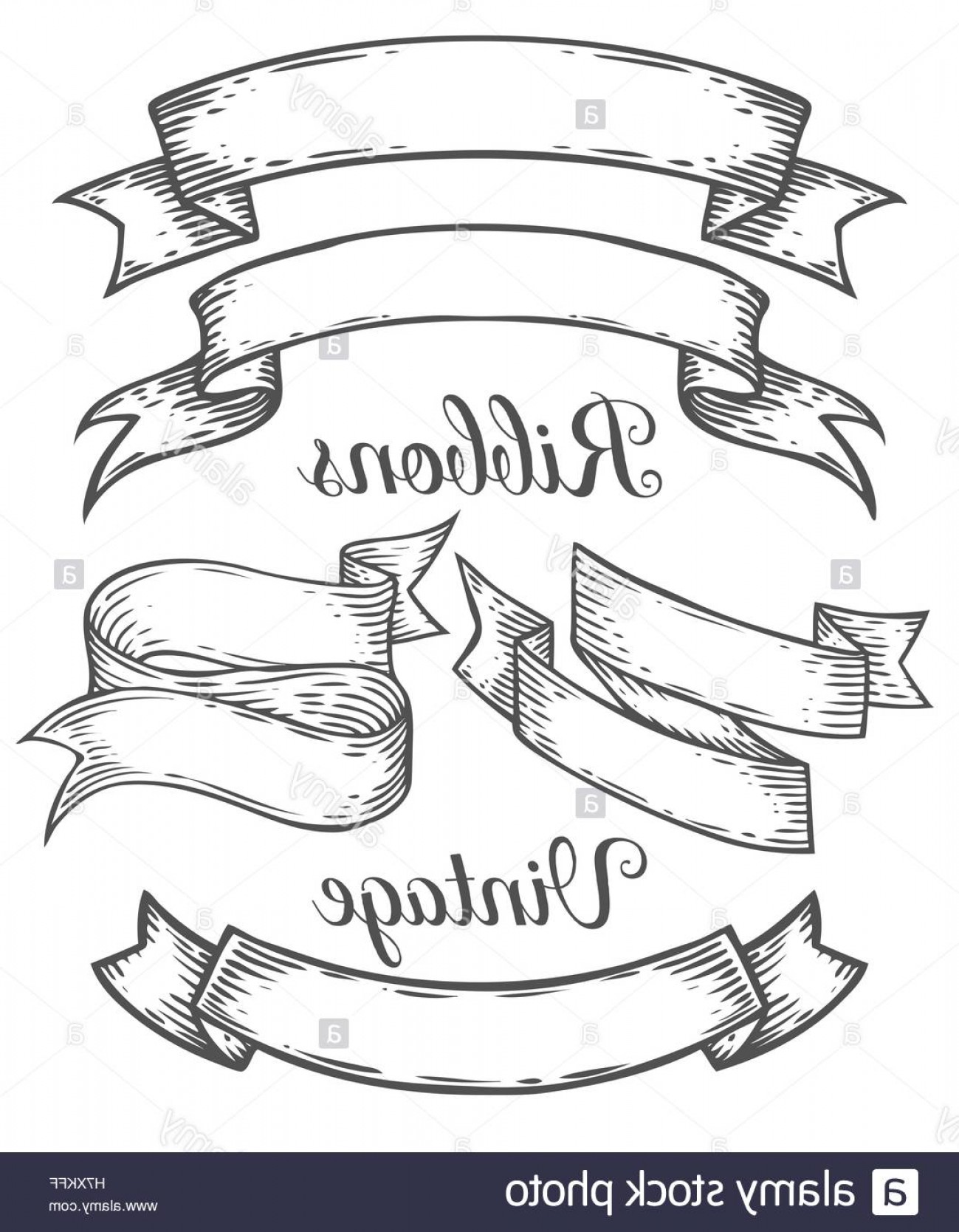 1299x1668 Vintage Ribbon Vector Art Sohadacouri