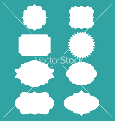 380x400 Retro Shape Vector