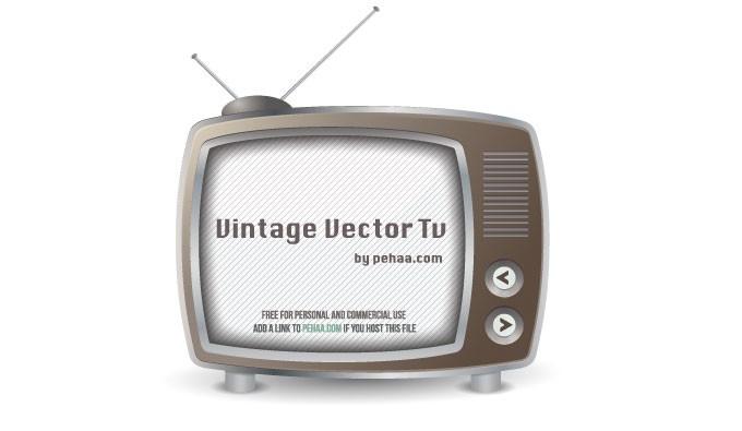 680x395 Retro Tv Vector Vectorish