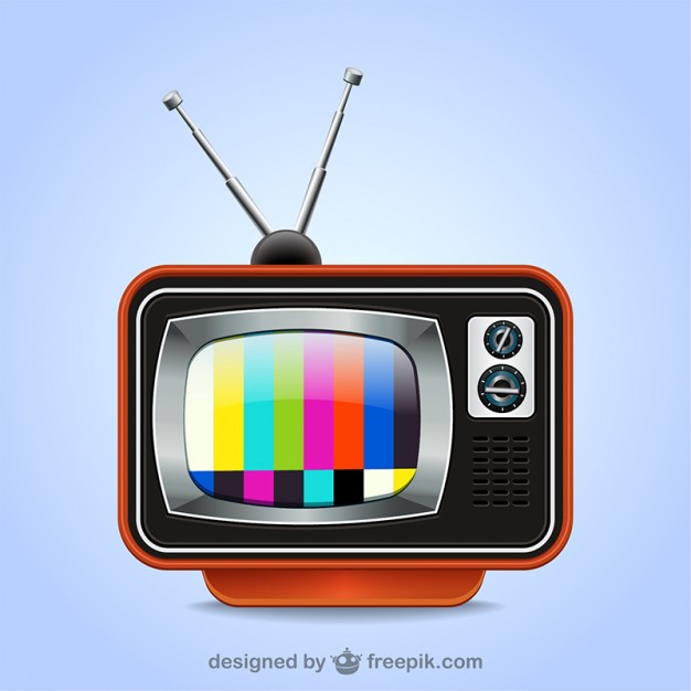 626x626 Retro Tv Illustration Vector Free Download