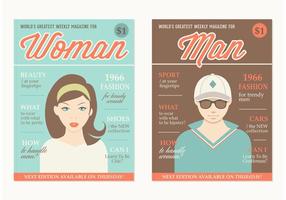 286x200 Retro Woman Free Vector Art