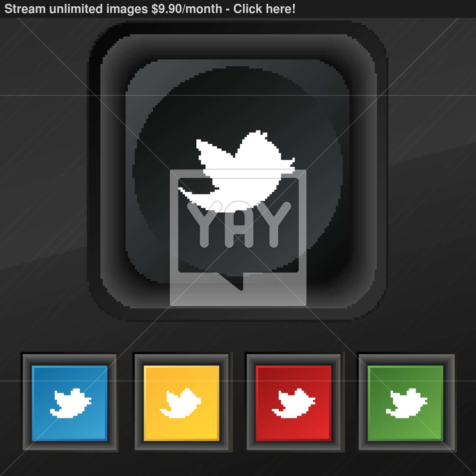 1600x1600 Messages Retweet Icon Symbol. Set Of Five Colorful, Stylish