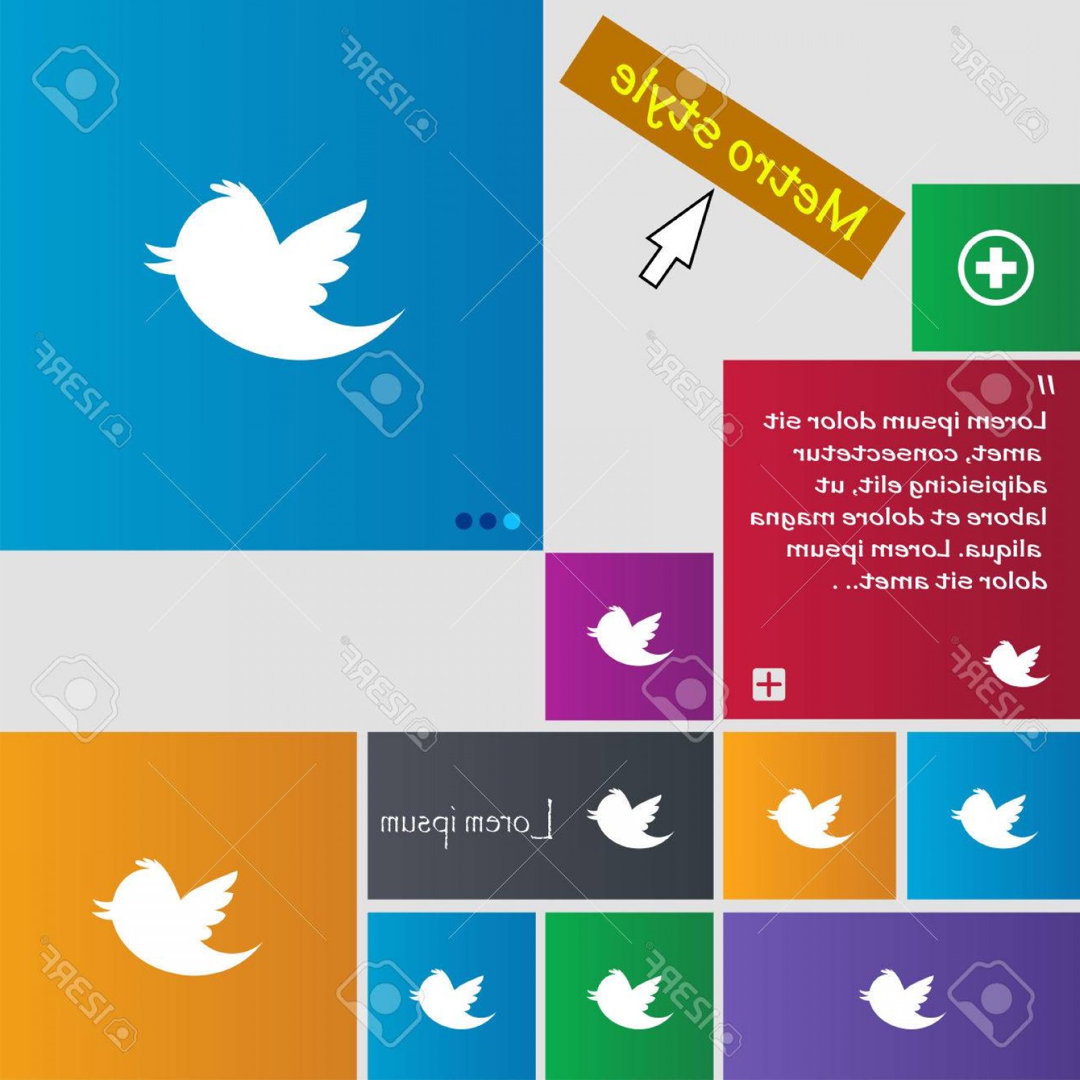 1560x1560 Photostock Vector Social Media Messages Twitter Retweet Icon Sign