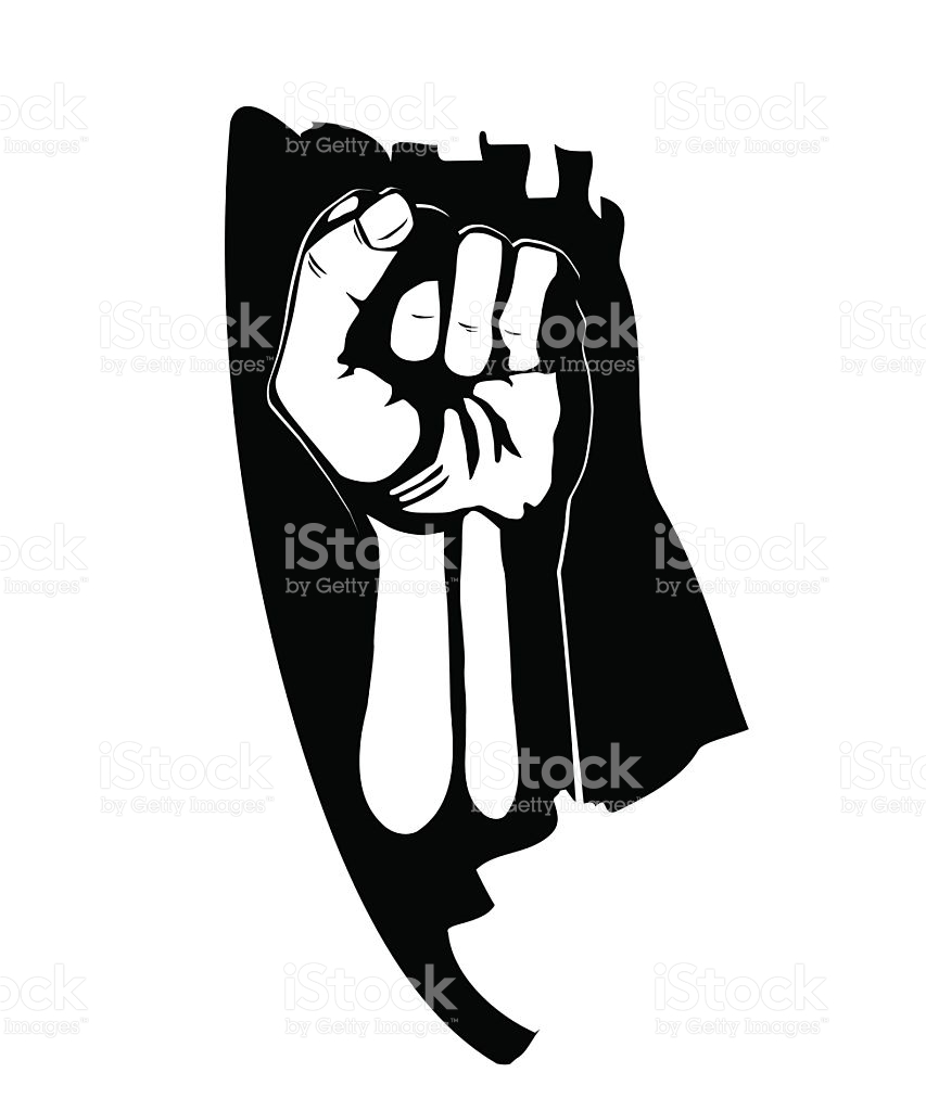 853x1024 Fist Clipart Revolution