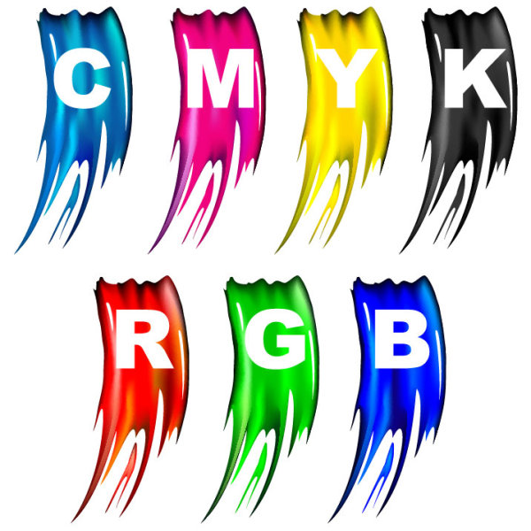 600x600 Set Of Rgb Color Elements Vector 04 Free Download
