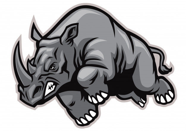 Rhino Head Vector at GetDrawings | Free download