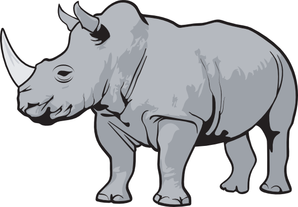 600x417 Collection Of Free Rhino Vector Transparent. Download On Ubisafe