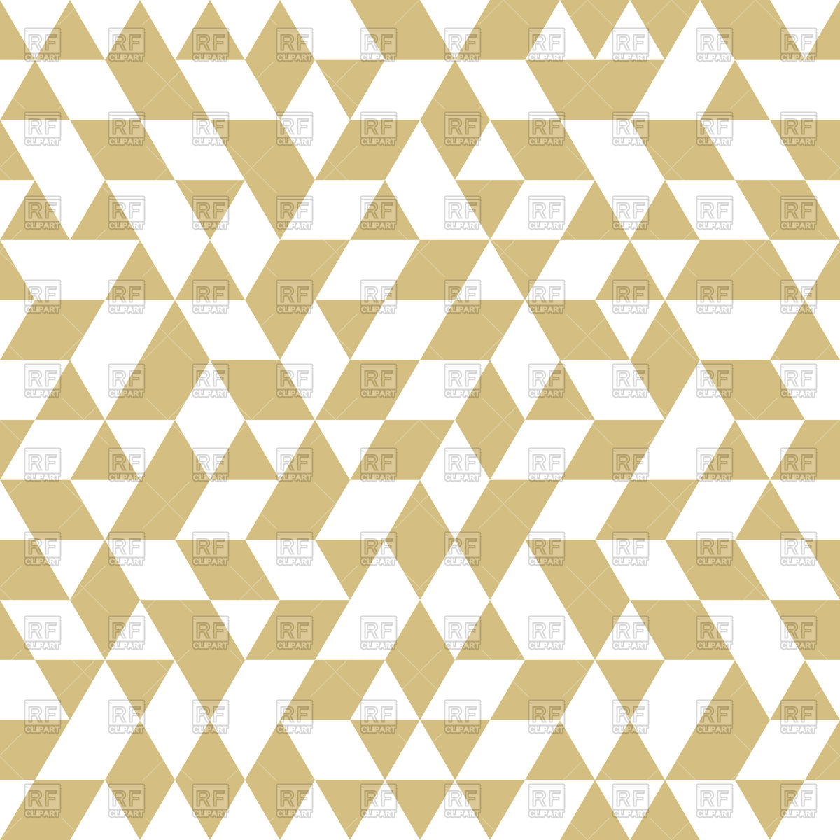 1200x1200 Golden Geometrical Pattern White Triangles And Rhombus Vector