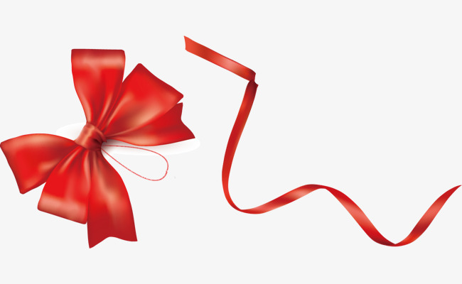 650x400 Cute Ribbon Bow Vector, Ribbon Vector, Bow Vector, Streamers