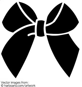 335x355 Download Ribbon Bow Black