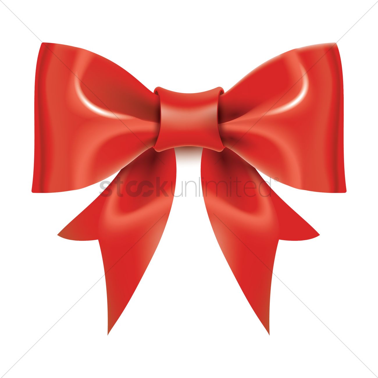 1300x1300 Ribbon Bow Vector Image